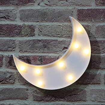 Plastic Lamp+Battery 58 (White) 24x18cm