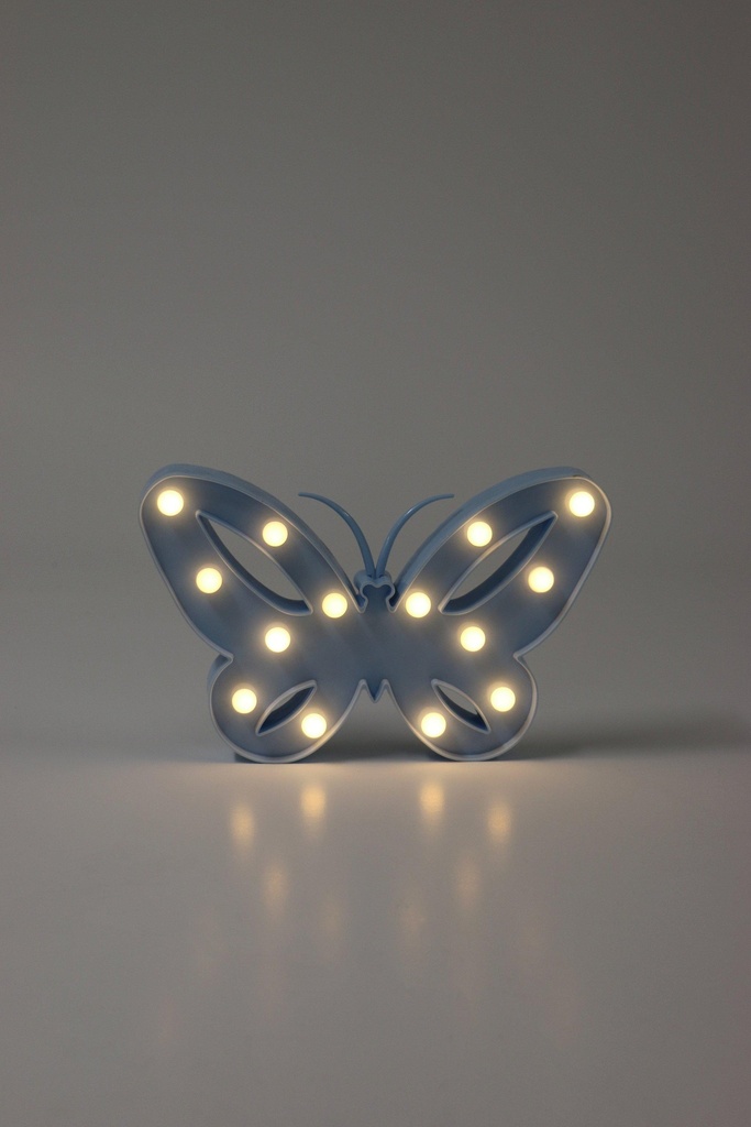 Plastic Lamp+Battery A8 (White) 26x16cm