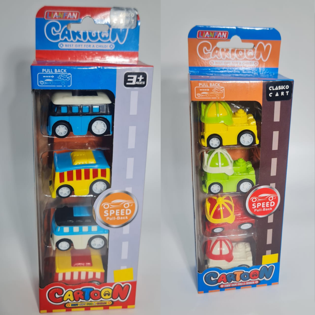 Car Set Toys (Mix) 082-G-55/56/57 24.1x4.4x8cm