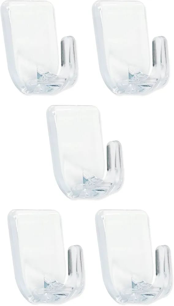 Hook (transparent) (6 pcs) 4x4.5x2.5cm