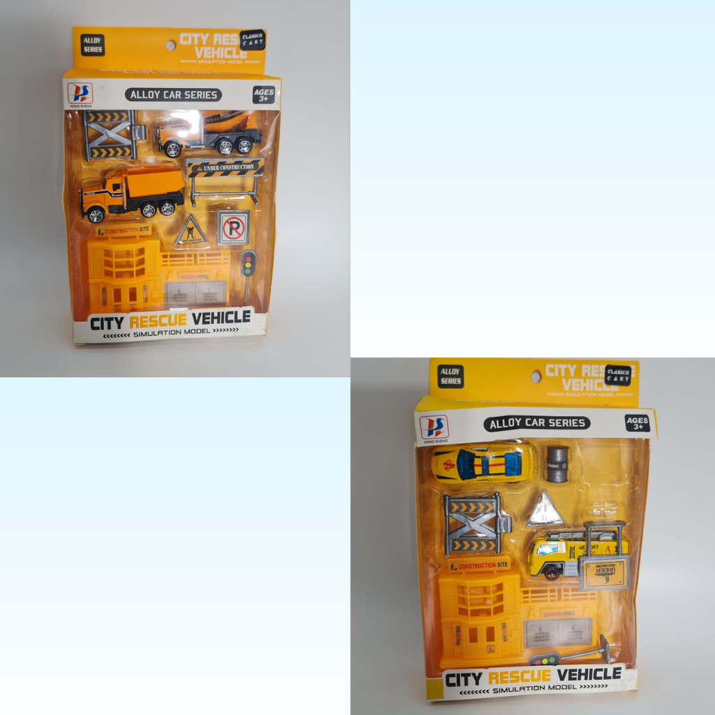 City Rescue Vehical 7pcs