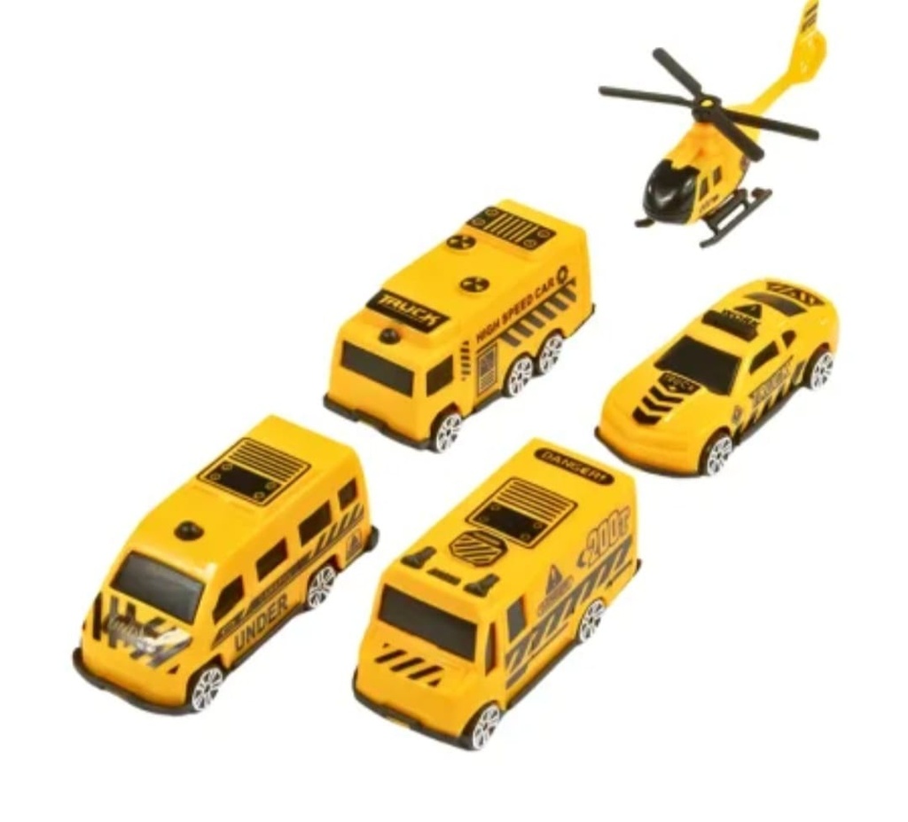 Truck Construction 31x3.8x12.5cm Yellow