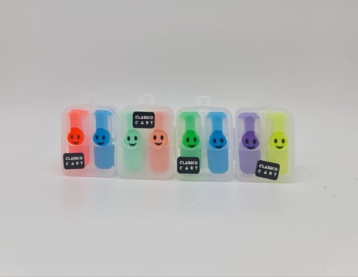 [CC000269] Highlighter Pen (2 Color) B02/803-2 2x6cm
