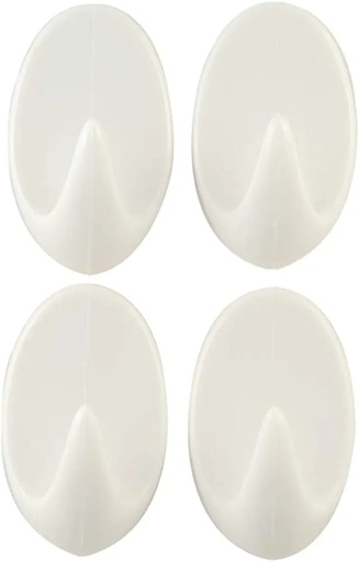 [CC000278] Hook (White) (6 pcs) 40x53x15mm