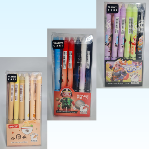 [CC000203] Erasable Pen (Mix) 12Pcs